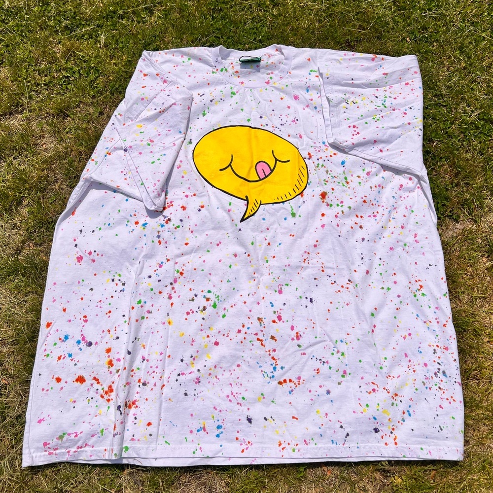 Meals clothing Super Size Tee- Confetti Smile. Excellent condition. One size